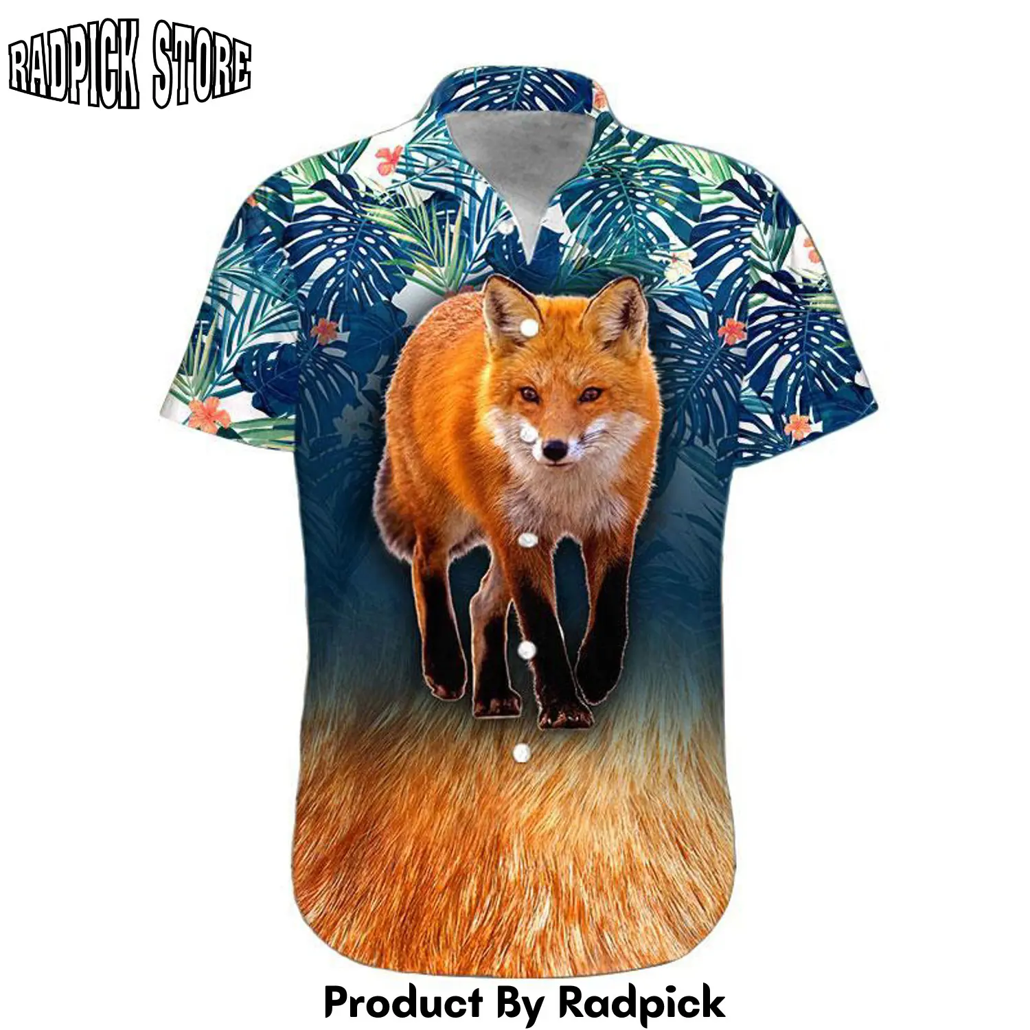 Radpick 3d fox hawaii shirt rp292806